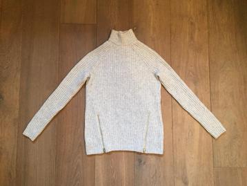 ZGAN: warme ribgebreide grijze trui; Abercrombie & Fitch; 38 beschikbaar voor biedingen