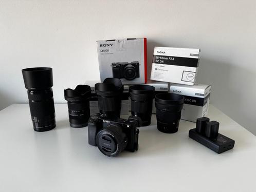 Complete Sony A6100 + Sigma-lenzen bundel – Topkwaliteit set, Audio, Tv en Foto, Fotocamera's Digitaal, Zo goed als nieuw, Sony