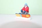 Zittende snowboarder Lemax, Ophalen of Verzenden, Gebruikt