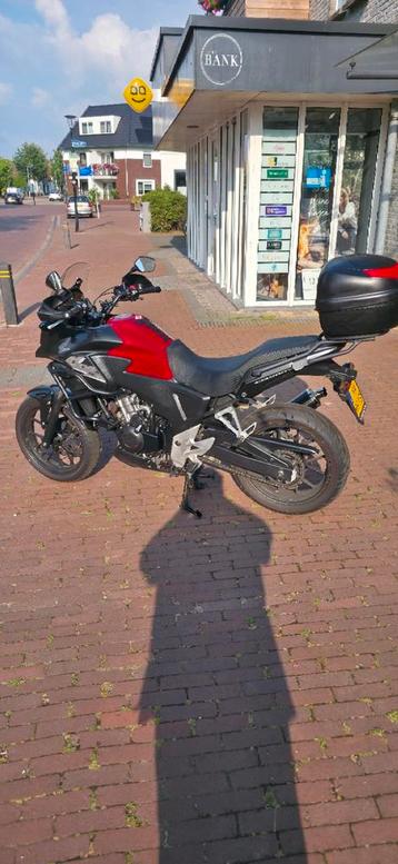 Honda cb 500x met carbon uitlaat beschikbaar voor biedingen