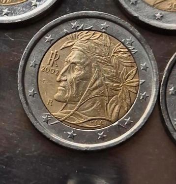 Zeldzame 2€ Italië  uit 2002 beschikbaar voor biedingen