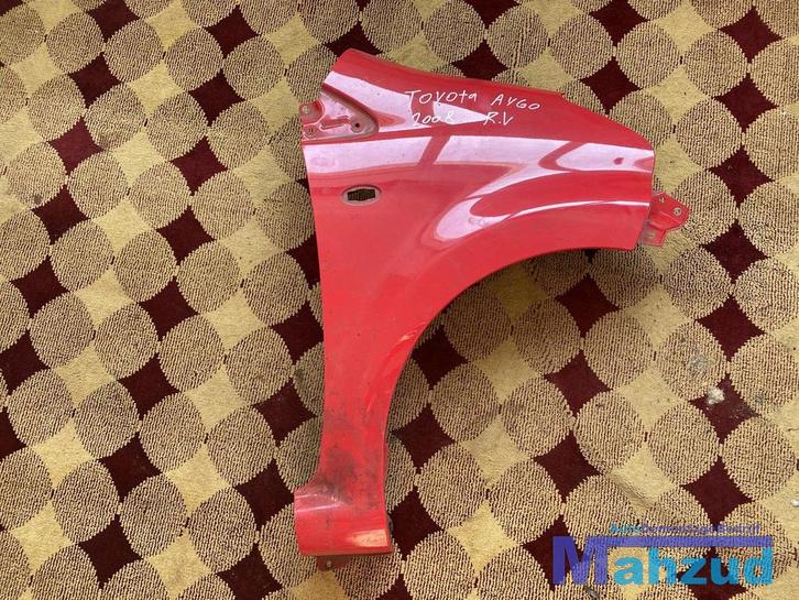 Toyota aygo rechter scherm zijscherm zijpaneel rood, Auto-onderdelen, Carrosserie en Plaatwerk, Spatbord, Toyota, Gebruikt, Ophalen of Verzenden