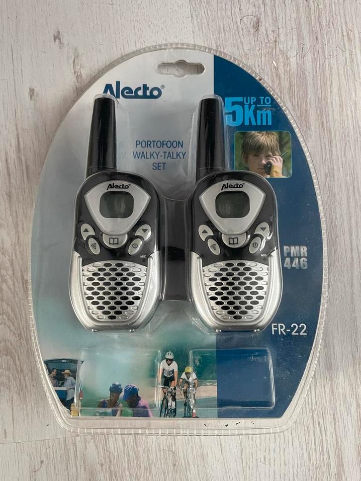 Walkie Talkie Set - Alecto FR-22, Telecommunicatie, Portofoons en Walkie-talkies, Nieuw, Portofoon of Walkie-talkie, 2 to 5 km