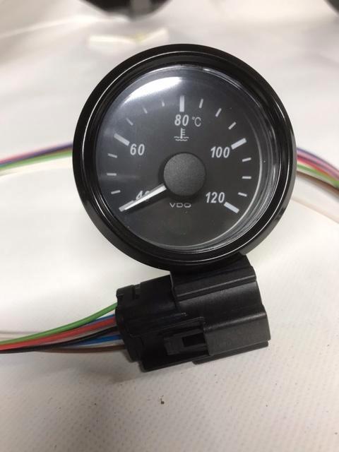 VDO water temp. meter 120 graden 8 polig met canbus, Auto-onderdelen, Elektronica en Kabels, Oldtimer onderdelen, Universele onderdelen
