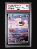Charizard 199 (PSA 9), Hobby en Vrije tijd, Ophalen of Verzenden, Nieuw, Losse kaart, Foil