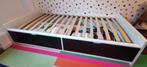 Ikea Flaxa bed 90x200 met lattenbodem, Huis en Inrichting, Slaapkamer | Bedden, Ophalen, 90 cm, Eenpersoons, Wit
