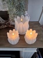 Nieuw! Led kaarsen tulp, Overige materialen, Wit, Nieuw, Ophalen of Verzenden