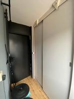 2 deurpanelen incl geleidings rails, Doe-het-zelf en Verbouw, Deuren en Horren, Ophalen, Gebruikt, 80 tot 100 cm, 215 cm of meer