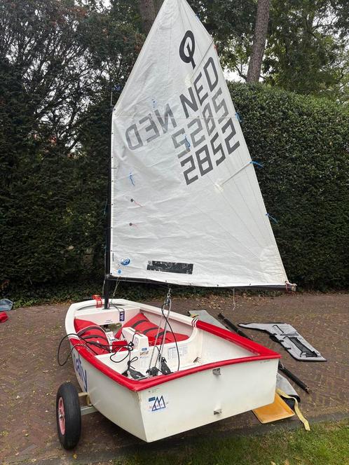 Wedstrijd Optimist NED2852, Watersport en Boten, Zeilen en Zeiltoebehoren, Gebruikt, Ophalen