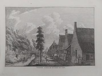 347 / Winsum langs de Buuren te zien Gravure uit 1790 beschikbaar voor biedingen