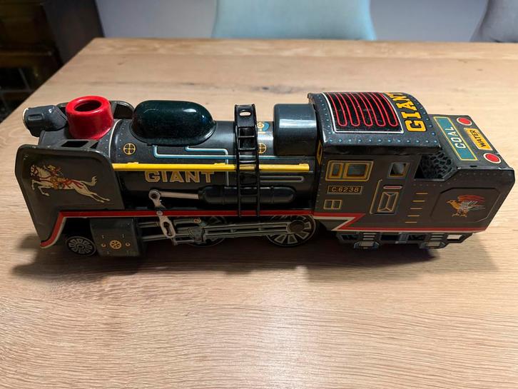 Y7110 Blikken Speelgoedtrein C6238 Vintage Japans, Antiek en Kunst, Antiek | Speelgoed, Ophalen of Verzenden