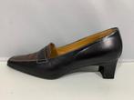 Antonio Paolo, mt 38.5 Elegante bruin zwarte schoenen., Kleding | Dames, Schoenen, Schoenen met lage hakken, Bruin, Zo goed als nieuw