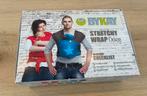 Bykay Draagdoek baby Stretchy wrap deluxe antraciet, Ophalen of Verzenden, Zo goed als nieuw, Draagdoek