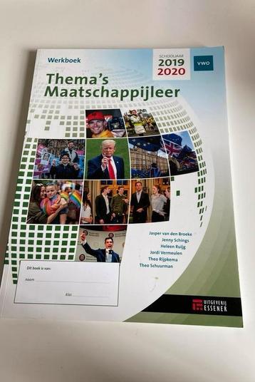 Werkboek Thema’s Maatschappijleer VWO beschikbaar voor biedingen
