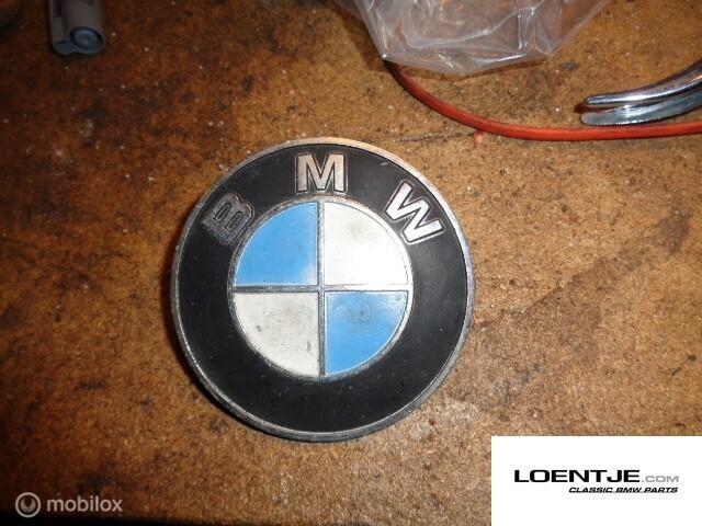 Logo BMW 02-serie E6/ E10/ 114 ('74-'77) 1602 1802 2002 etc, Auto-onderdelen, Klein materiaal, BMW, Gebruikt, Ophalen of Verzenden