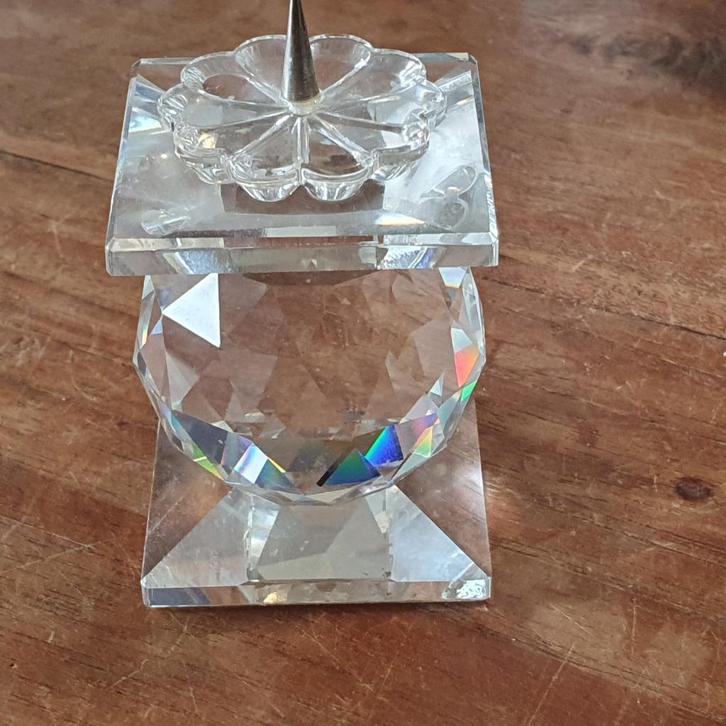 Swarovski kandelaars / kaarsenstandaard, Verzamelen, Swarovski, Zo goed als nieuw, Figuurtje, Ophalen