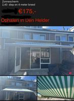 Zonnescherm - 4 meter breed, 2.40 diep, Tuin en Terras, Ophalen, Gebruikt, 150 tot 300 cm, 250 cm tot 450 cm