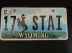 Kentekenplaat licenseplate Wyoming 4 USA, Auto's, Gebruikt, Ophalen of Verzenden