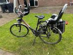 Batavus mamafiets met 2 kinderzitjes en een windscherm, Fietsen en Brommers, 2 zitjes, Gebruikt, Batavus, 56 cm of meer