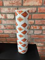 Kare design vaas 40 cm hoog, Overige kleuren, Ophalen of Verzenden, Minder dan 50 cm, Glas