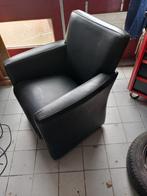Lederen fauteuil, Gebruikt, Ophalen of Verzenden, 75 tot 100 cm, Modern
