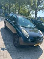 Nissan Micra 2005 | Zuinig & Betrouwbaar | APK tot nov 2025, Stof, Zwart, 4 cilinders, Zwart