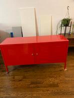 Ikea PS Kast - Rood, Huis en Inrichting, Kasten | Televisiemeubels, Ophalen, Gebruikt, 100 tot 150 cm, Minder dan 100 cm