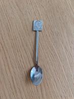 Verzilverde theelepel postzegel willem alexander, Antiek en Kunst, Ophalen of Verzenden