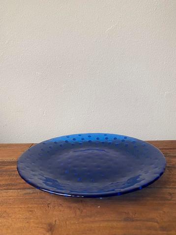 Vintage glazen serveerbord – Stijl van Jan Sylwester Drost beschikbaar voor biedingen