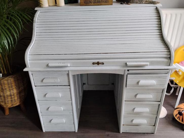 Antiek Rolbureau / Secretaire, Huis en Inrichting, Kasten | Secretaires, Gebruikt, Ophalen