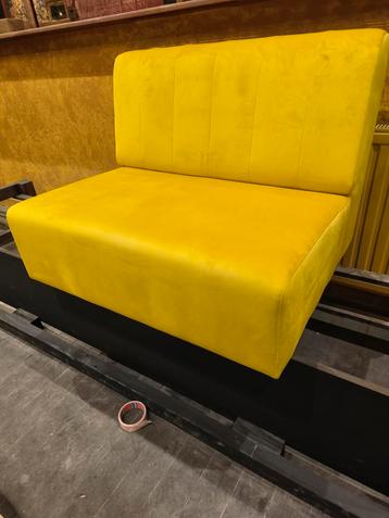 Loungebank Torino velvet- meerdere elementen- top staat! beschikbaar voor biedingen