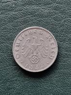 Duitsland 50 reichspfennig 1944 B met hakenkruis, Ophalen of Verzenden, Duitsland