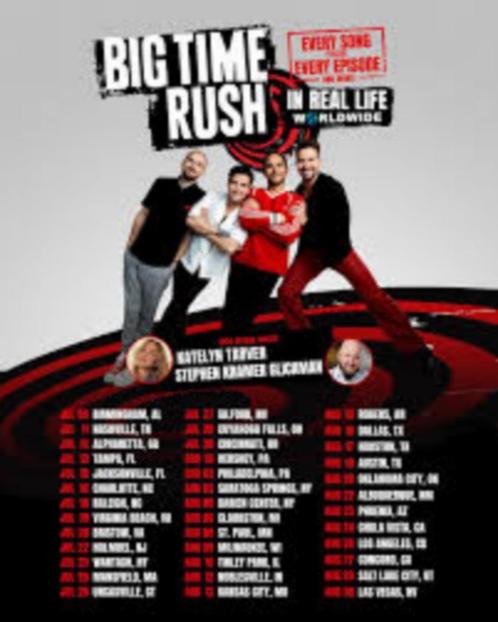 Big Time Rush concert 2025, Tickets en Kaartjes, Concerten | Pop, Eén persoon, December