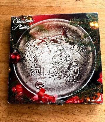 Vintage Glazen Bord - Originele Doos! beschikbaar voor biedingen