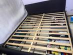 Bedframe met opbergruimte - makkelijk in elkaar!, Ophalen, Gebruikt, Zwart, Tweepersoons