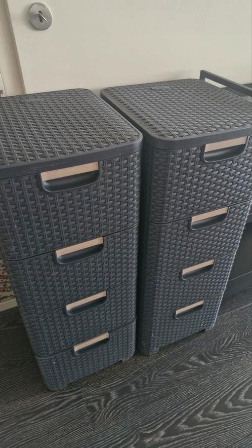 Curver ladekast 2x, Huis en Inrichting, Kasten | Ladekasten, Zo goed als nieuw, Minder dan 100 cm, 50 tot 100 cm, 25 tot 50 cm