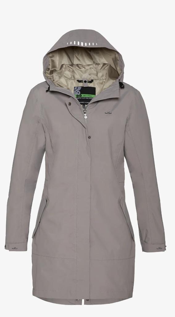 Wandelen/hiking/outdoor grijze jas van Jef Green! 44, Kleding | Dames, Jassen | Winter, Zo goed als nieuw, Maat 42/44 (L), Grijs