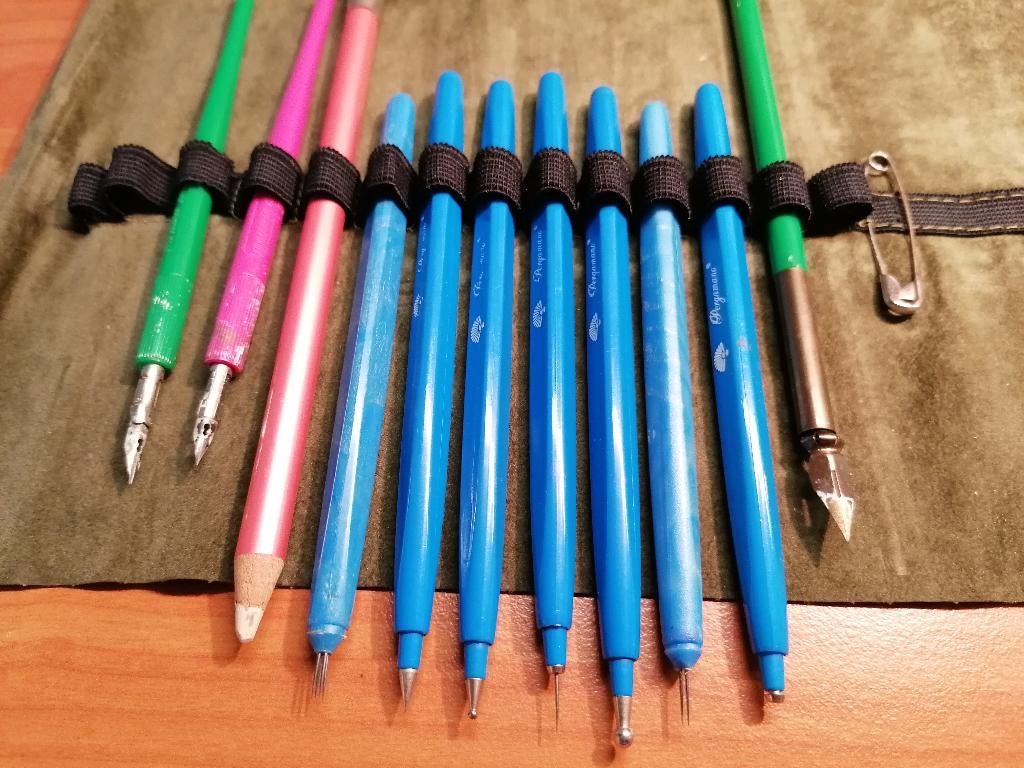 pergamano pennen/benodigdheden, Hobby en Vrije tijd, Kaarten | Zelf maken, Ophalen of Verzenden, Gebruikt, Overige thema's, Overige typen