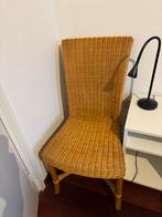Rotan Stoel en kist, Huis en Inrichting, Stoelen, Ophalen, Gebruikt, Bruin, Riet of Rotan