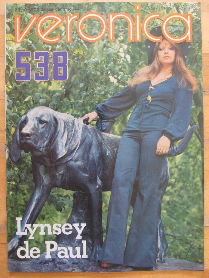 Veronica 1972 Lynsey de Paul Soft Machine Stampeders Minelli, Verzamelen, Tijdschriften, Kranten en Knipsels, Tijdschrift, Nederland