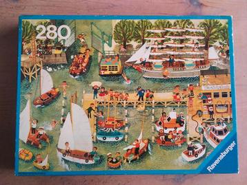 Vintage Otto Maier Ravensburger Jachthaven puzzel 280 st. beschikbaar voor biedingen