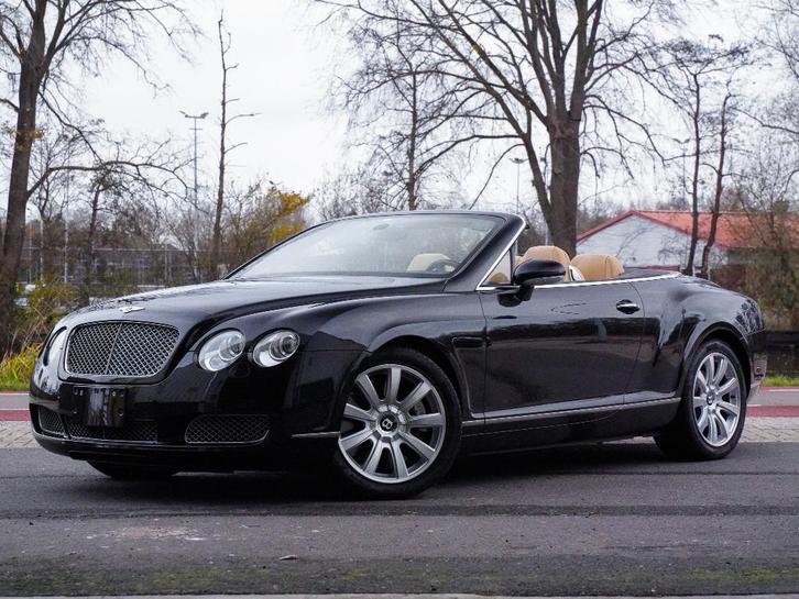 Bentley Continental GTC 6.0 W12 (bj 2008, automaat), Auto's, Bentley, Bedrijf, Continental GTC, Benzine, Cabriolet, Automaat, Zwart