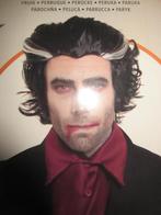 Zwart/witte Halloween herenpruik * Nieuw *., Kleding | Heren, Nieuw, Overige maten, Ophalen of Verzenden, Accessoires