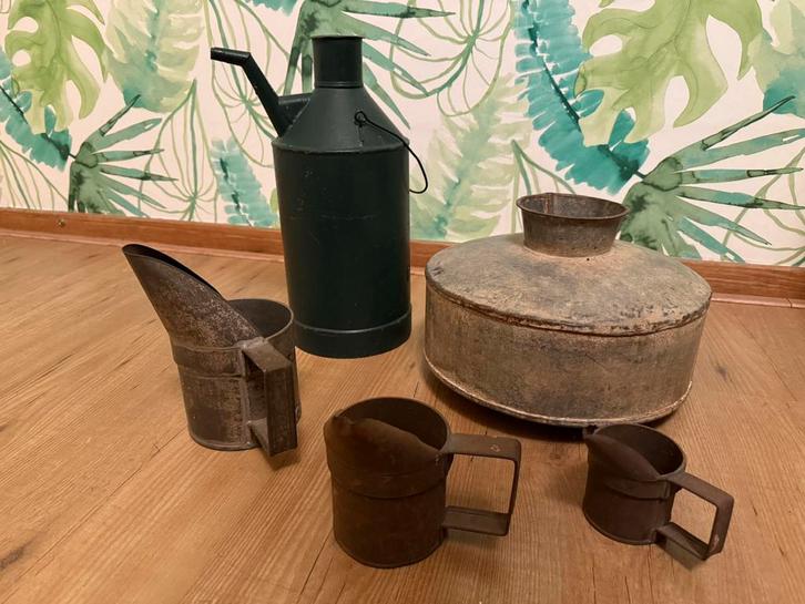 set zinken woonaccessoires/-decoratie, Huis en Inrichting, Woonaccessoires | Overige, Gebruikt, Ophalen of Verzenden