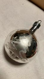 Vintage antieke kerstbal zilver kerstboom feathertree, Diversen, Kerst, Ophalen of Verzenden, Zo goed als nieuw