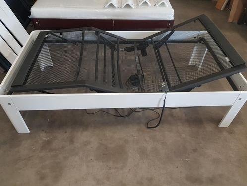Zgan Auping auronde 1000/1500/2000  90x200   elec knieknik, Huis en Inrichting, Slaapkamer | Bedden, Zo goed als nieuw, Eenpersoons
