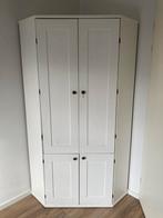 Massief grenen hoekkast, Ophalen, Zo goed als nieuw, 25 tot 50 cm, 200 cm of meer