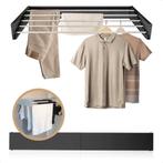 Velaryon wanddroogrek 80cm - Zwart - 4m drooglengte, Verzenden, Nieuw, Wasrek