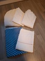 3x hoeslaken 2x laken ledikant, Jongetje of Meisje, Ophalen of Verzenden, Zo goed als nieuw, Wit