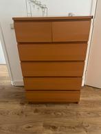 Nette Malm ladekast met 6 lades, Huis en Inrichting, Ophalen, Gebruikt, 5 laden of meer, 100 tot 150 cm